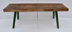 Oak Pig Bench Butcher's Block Table