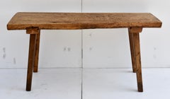 Oak Pig Bench Butcher's Block Table