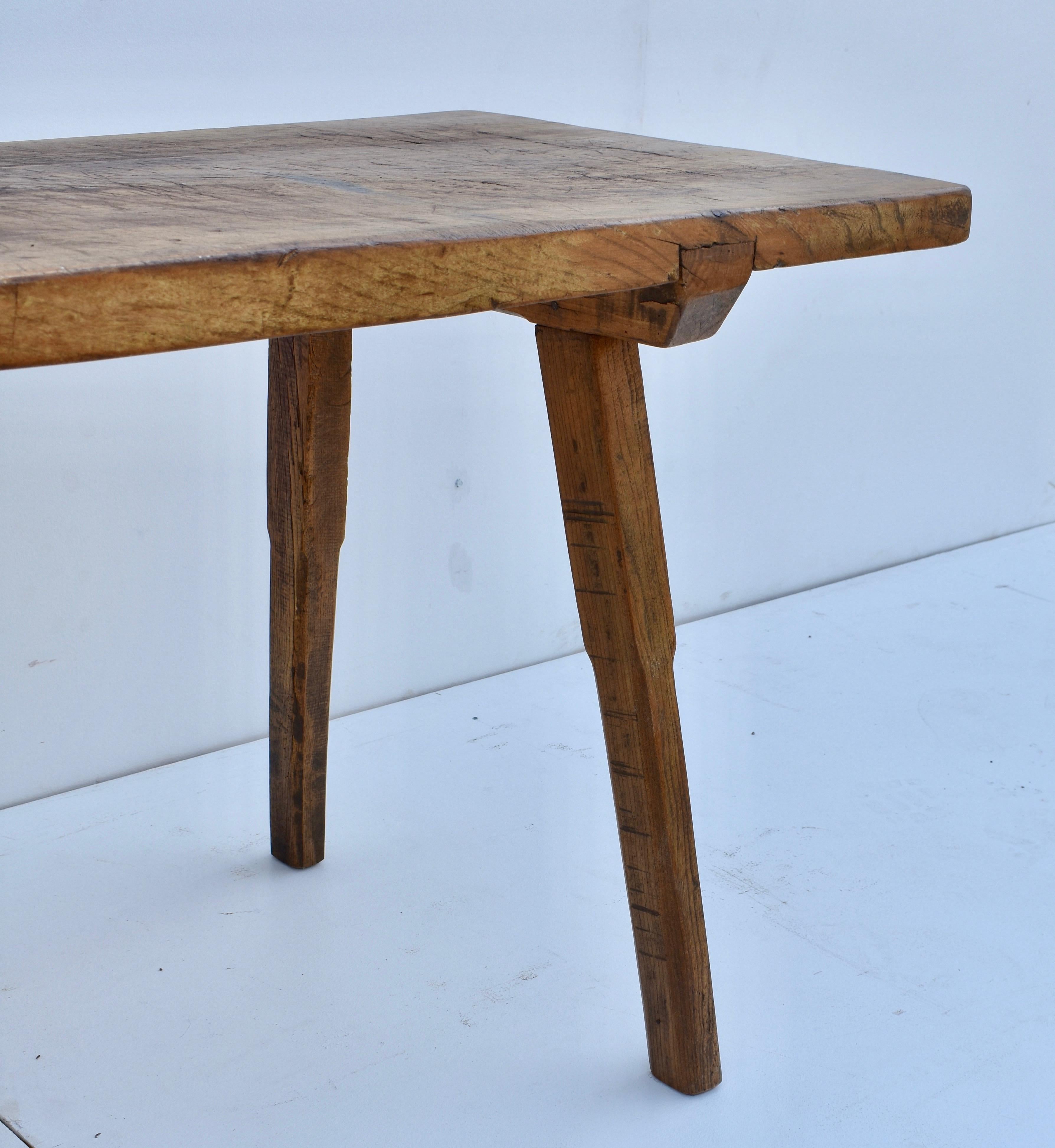 Oak Pig Bench Butcher's Block Table 1