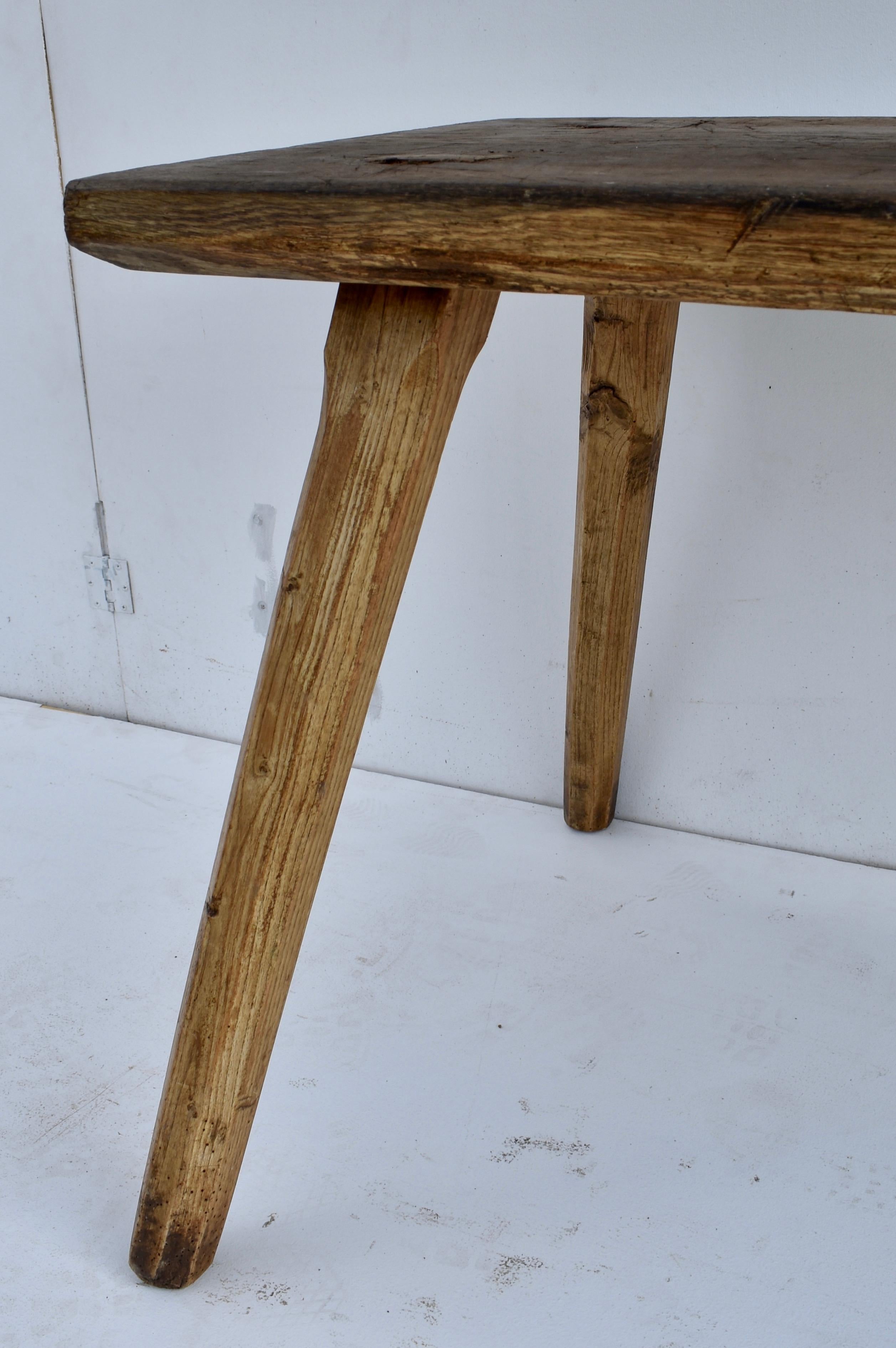 Oak Pig Bench Butcher's Block Table 1