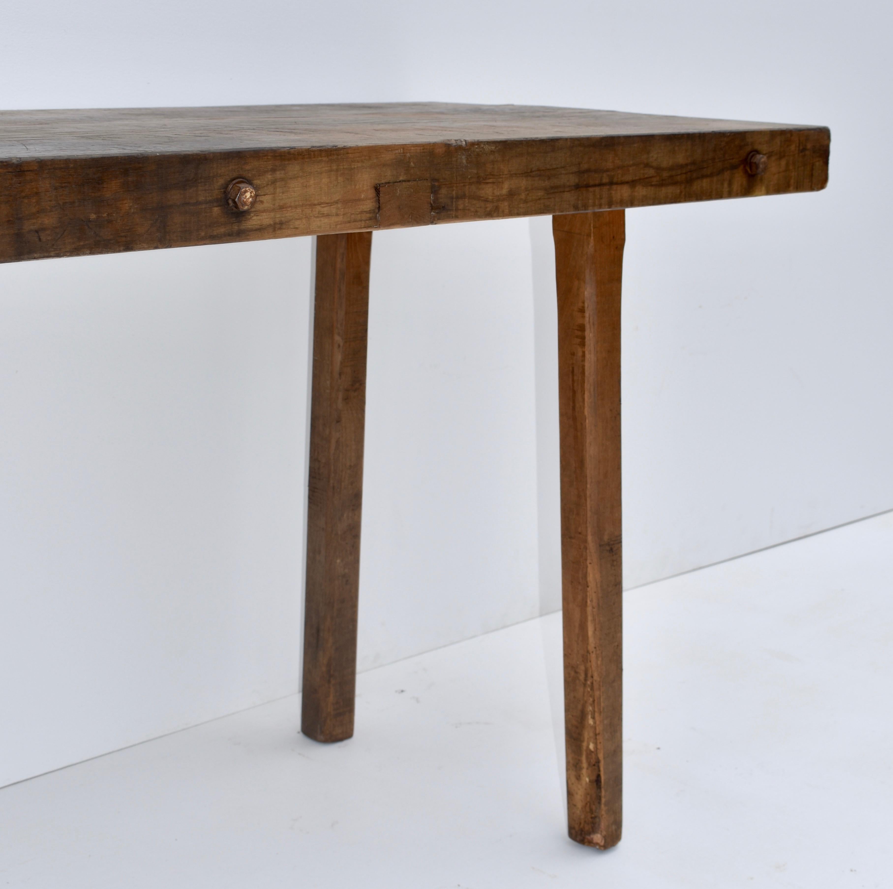 Oak Pig Bench Butcher's Block Table 2