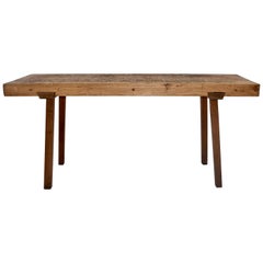 Oak Pig Bench Butcher's Block Table