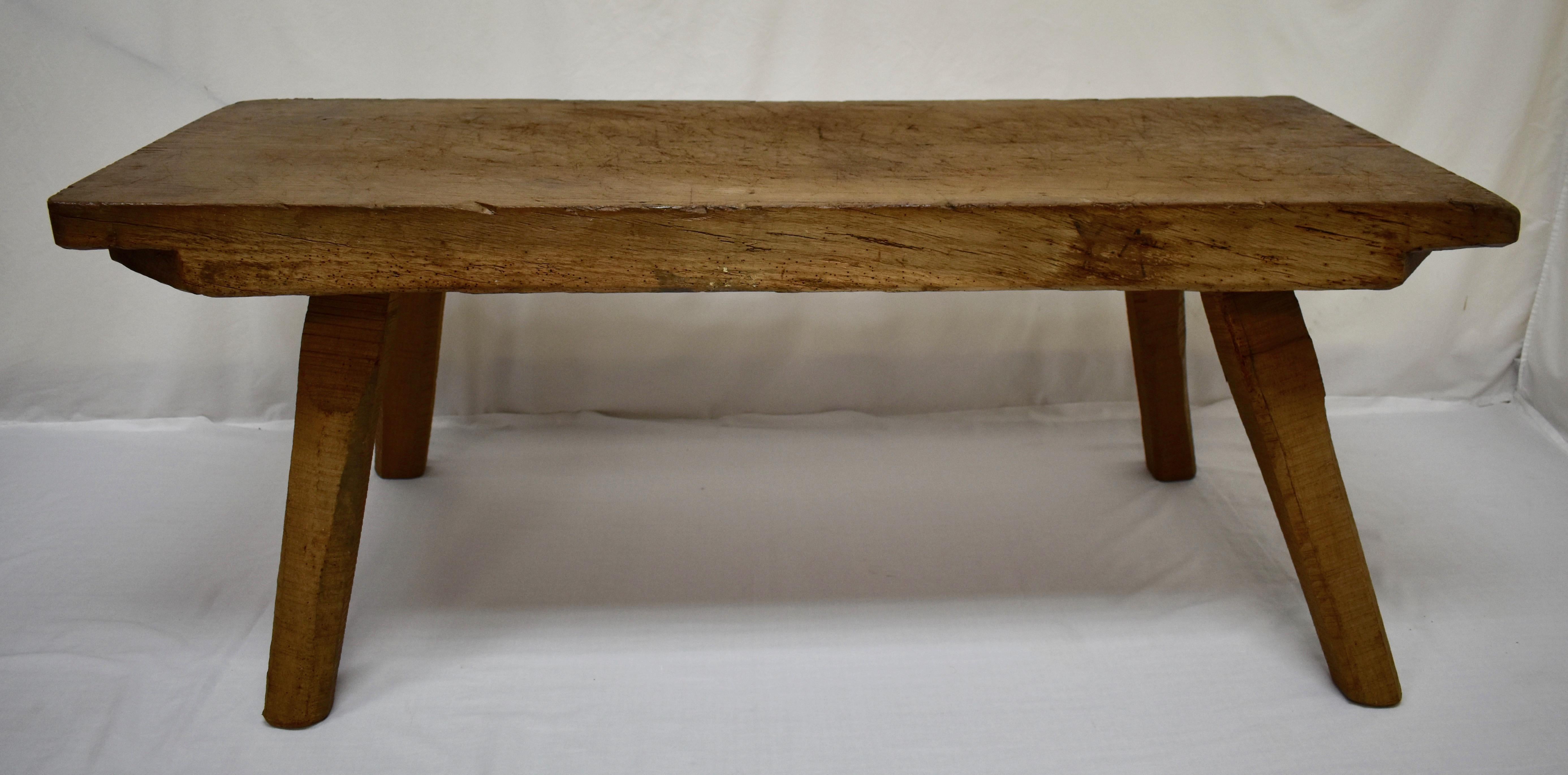 Oak Pig Bench Coffee Table 3