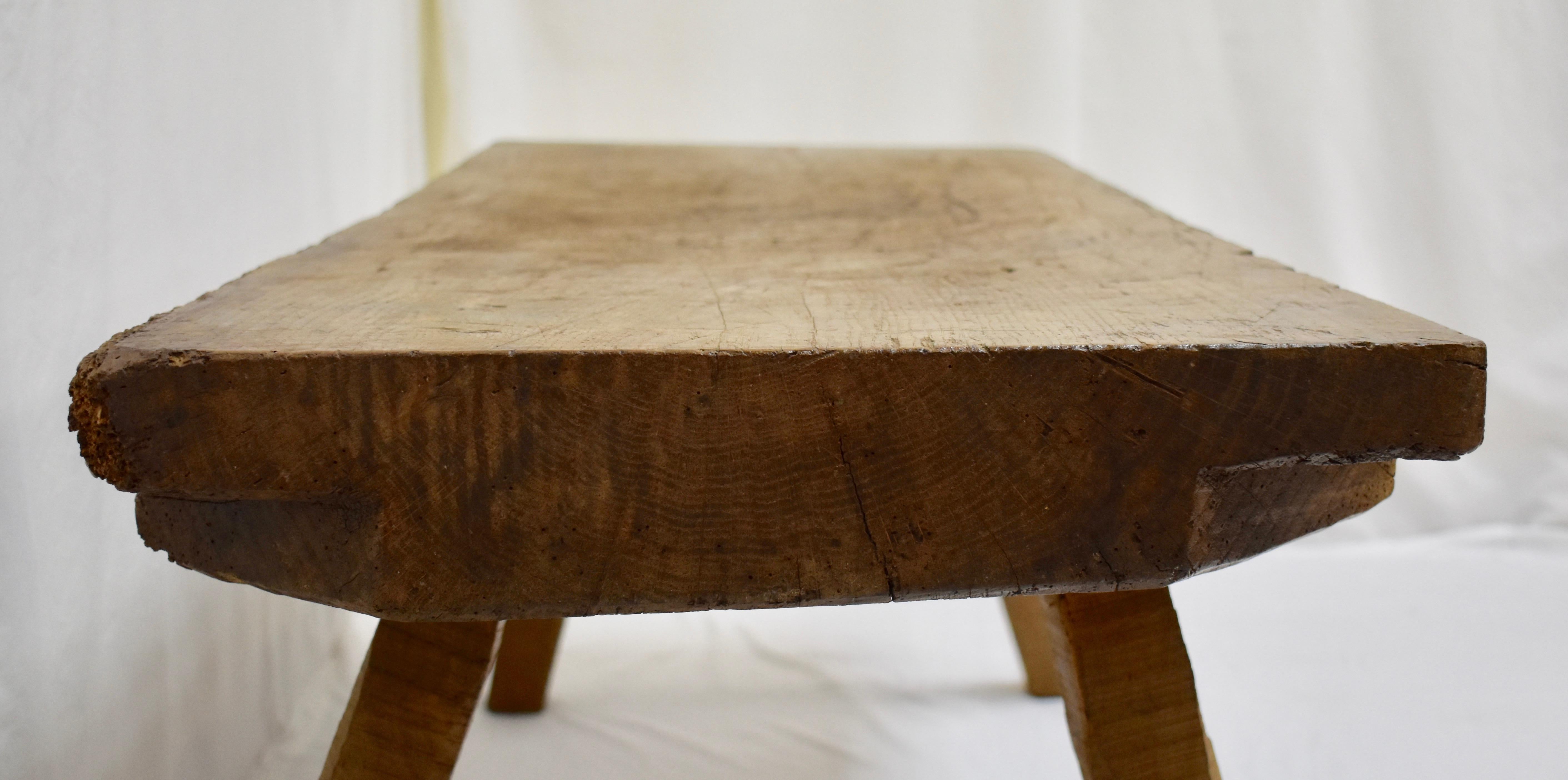 Oak Pig Bench Coffee Table 4