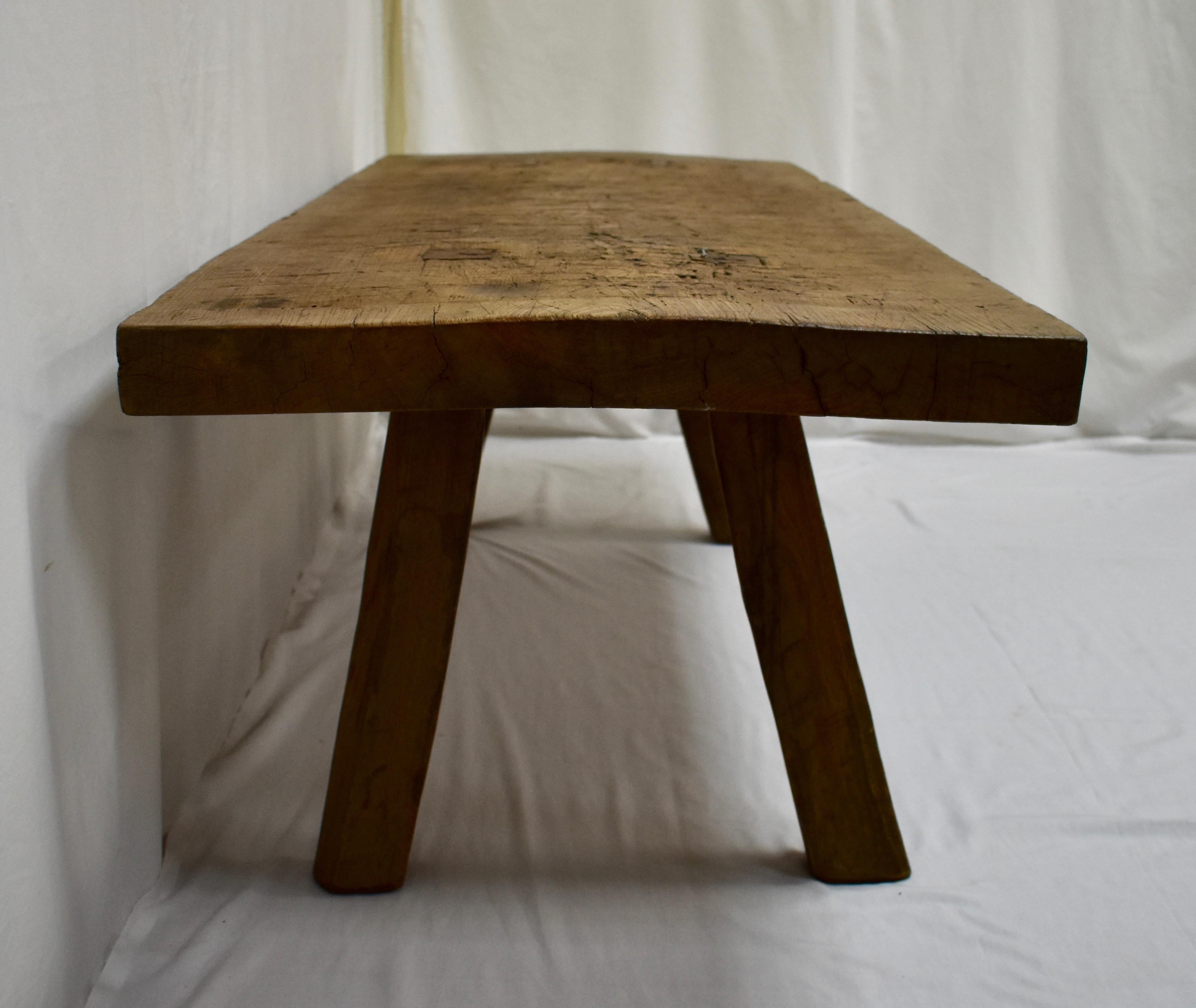 Hungarian Oak Pig Bench Coffee Table