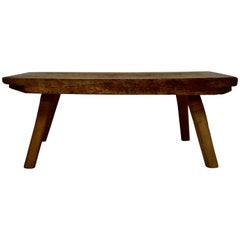 Oak Pig Bench Coffee Table