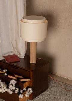 Lámpara de mesa Pipo Duoble Oak de Simone & Marcel
