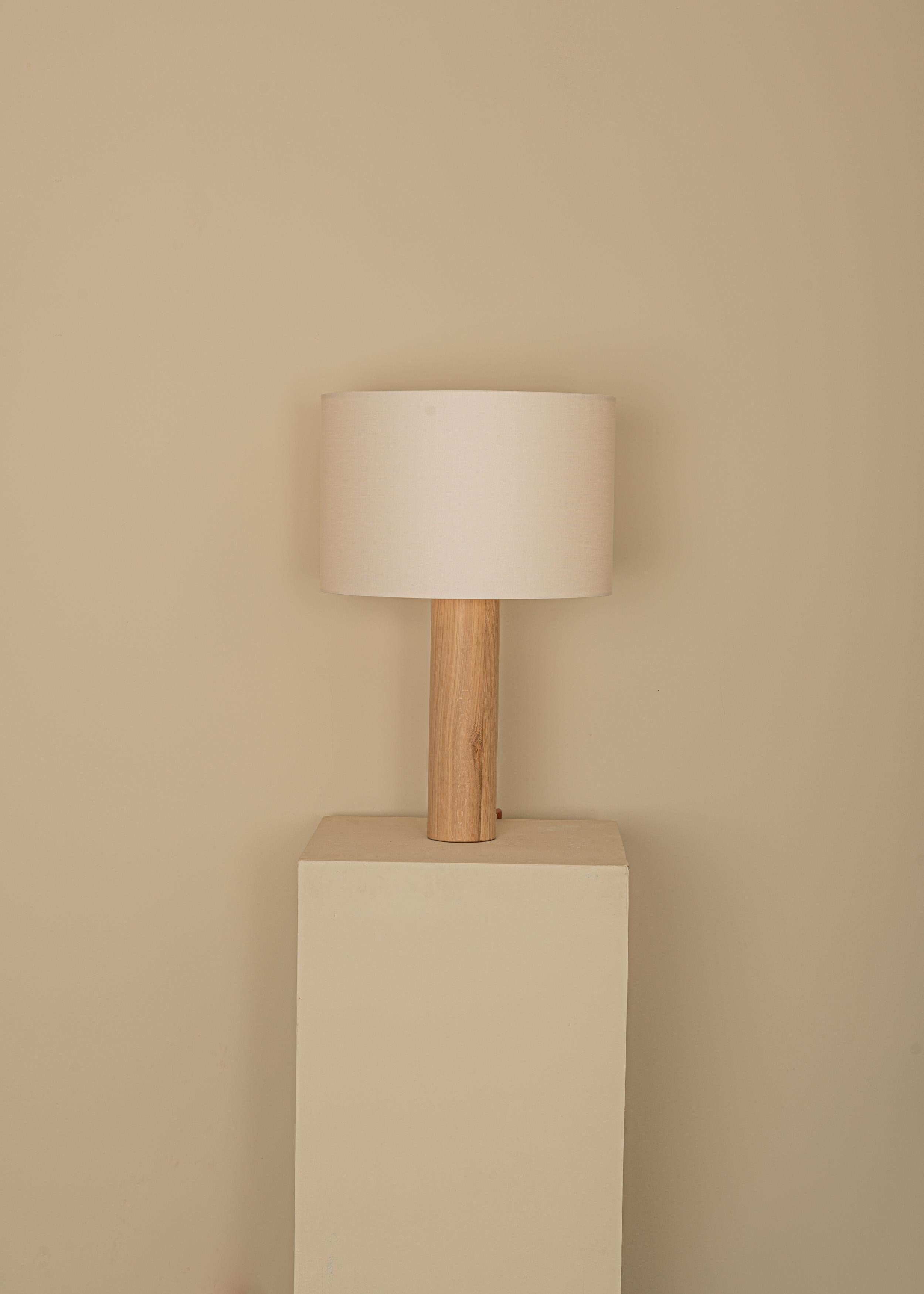 Other Oak Pipo Table Lamp by Simone & Marcel For Sale