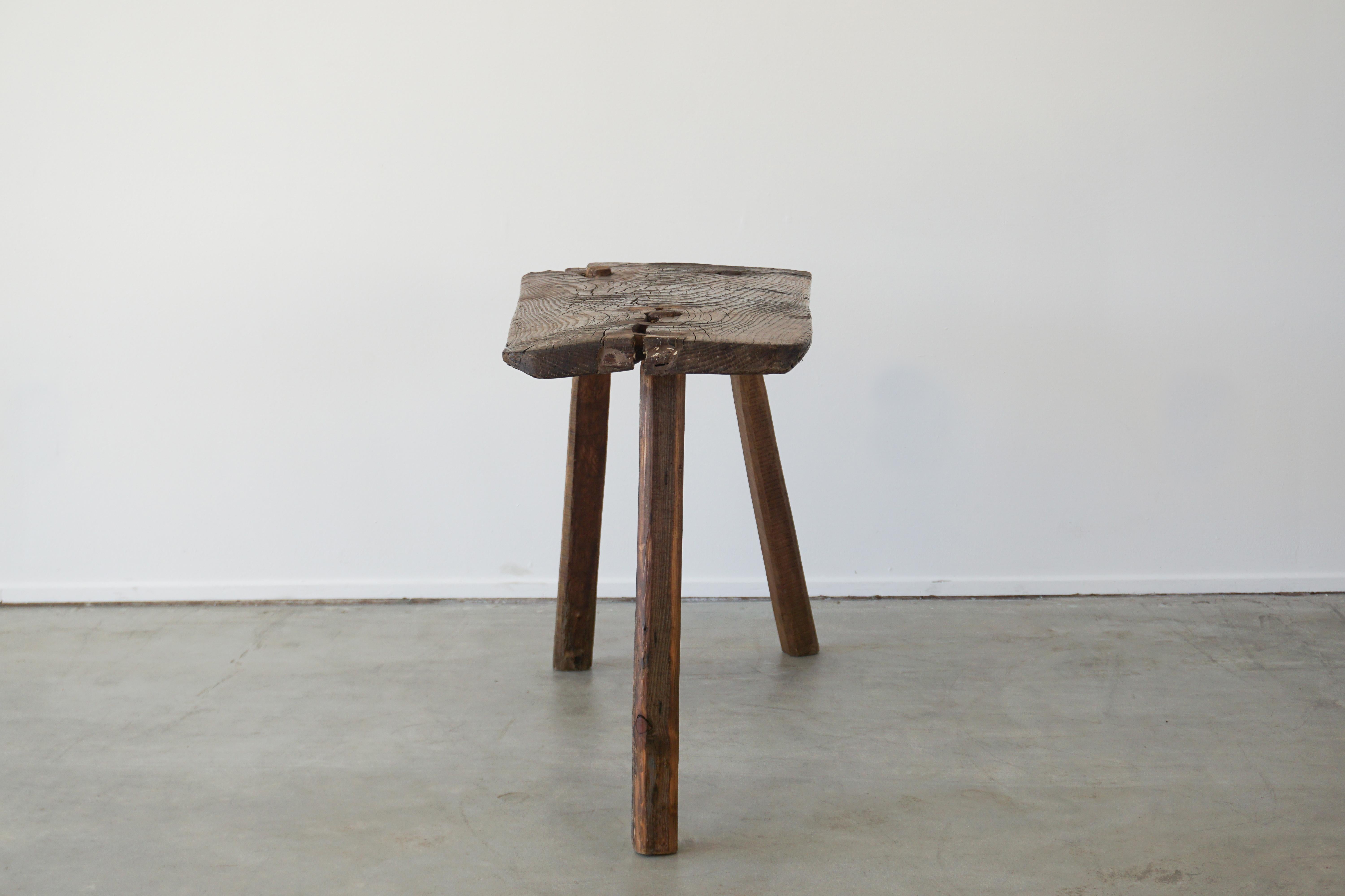 Oak Primitive Console 5