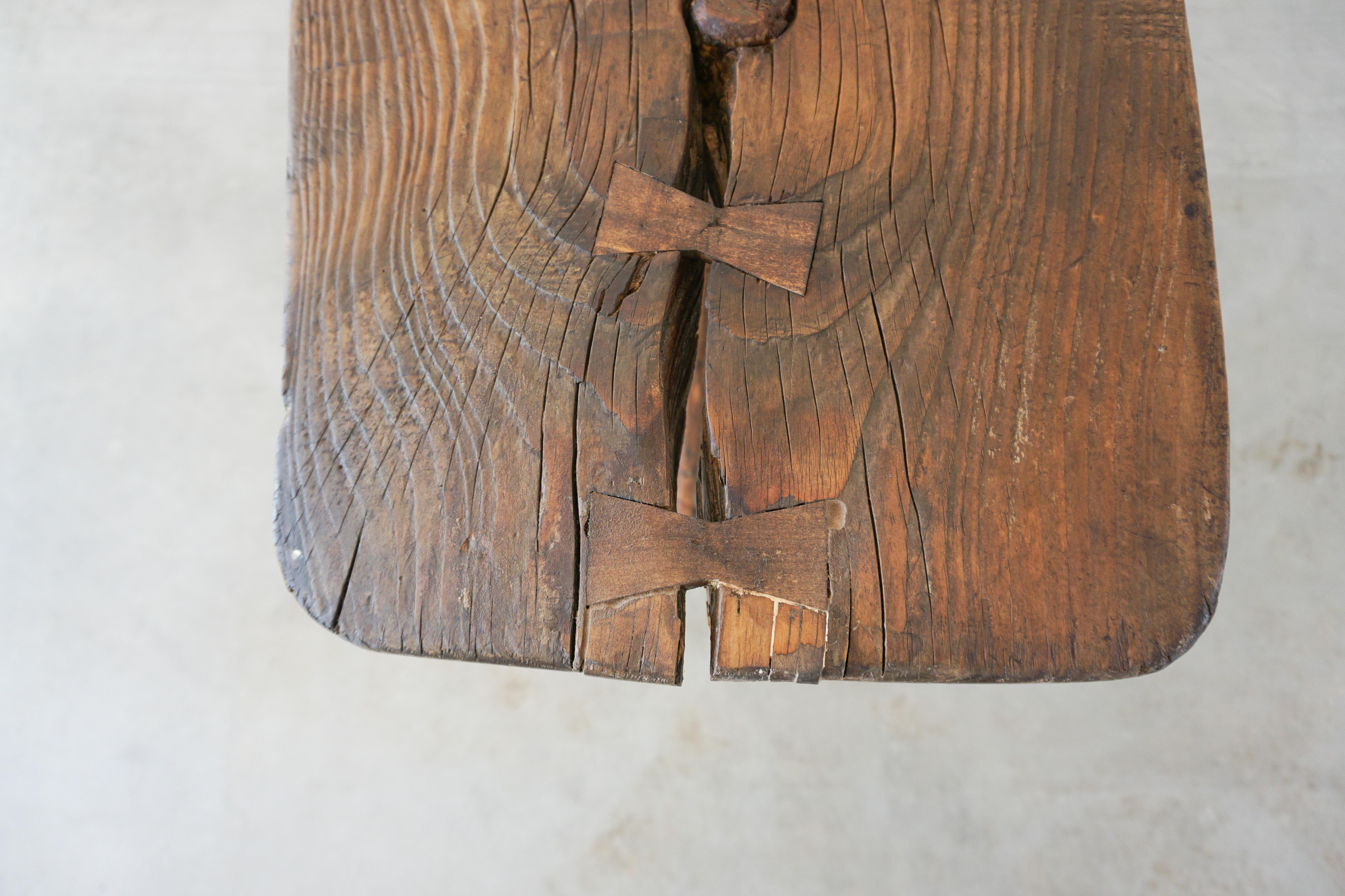 Oak Primitive Console 1