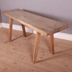 Oak Primitive Side Table
