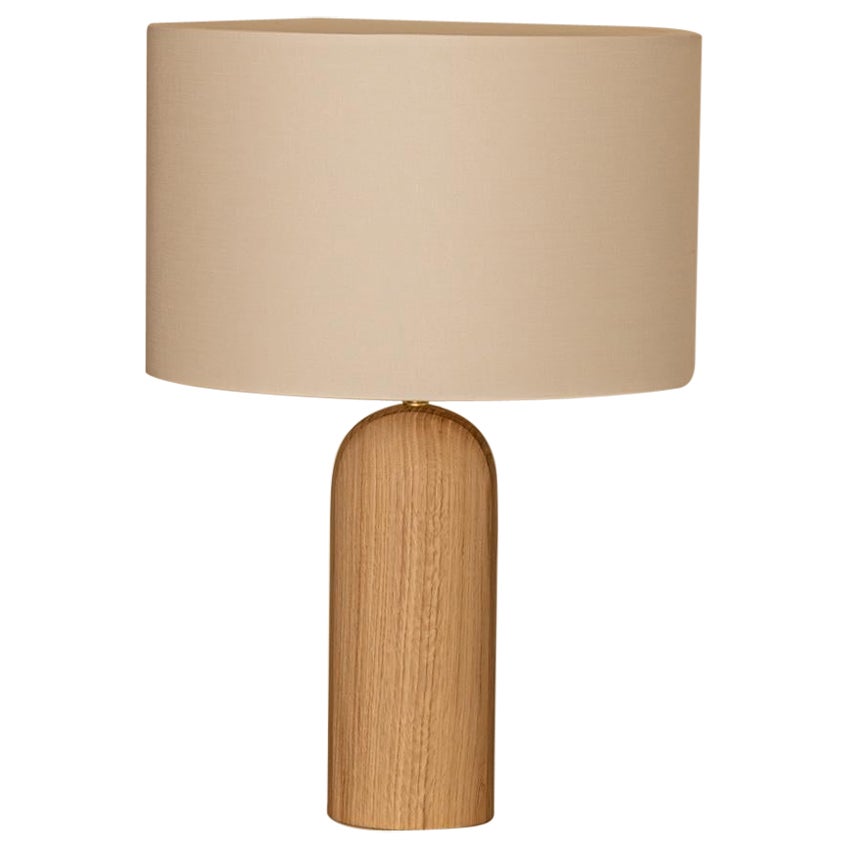 Pura-Tischlampe aus Eiche von Simone & Marcel im Angebot