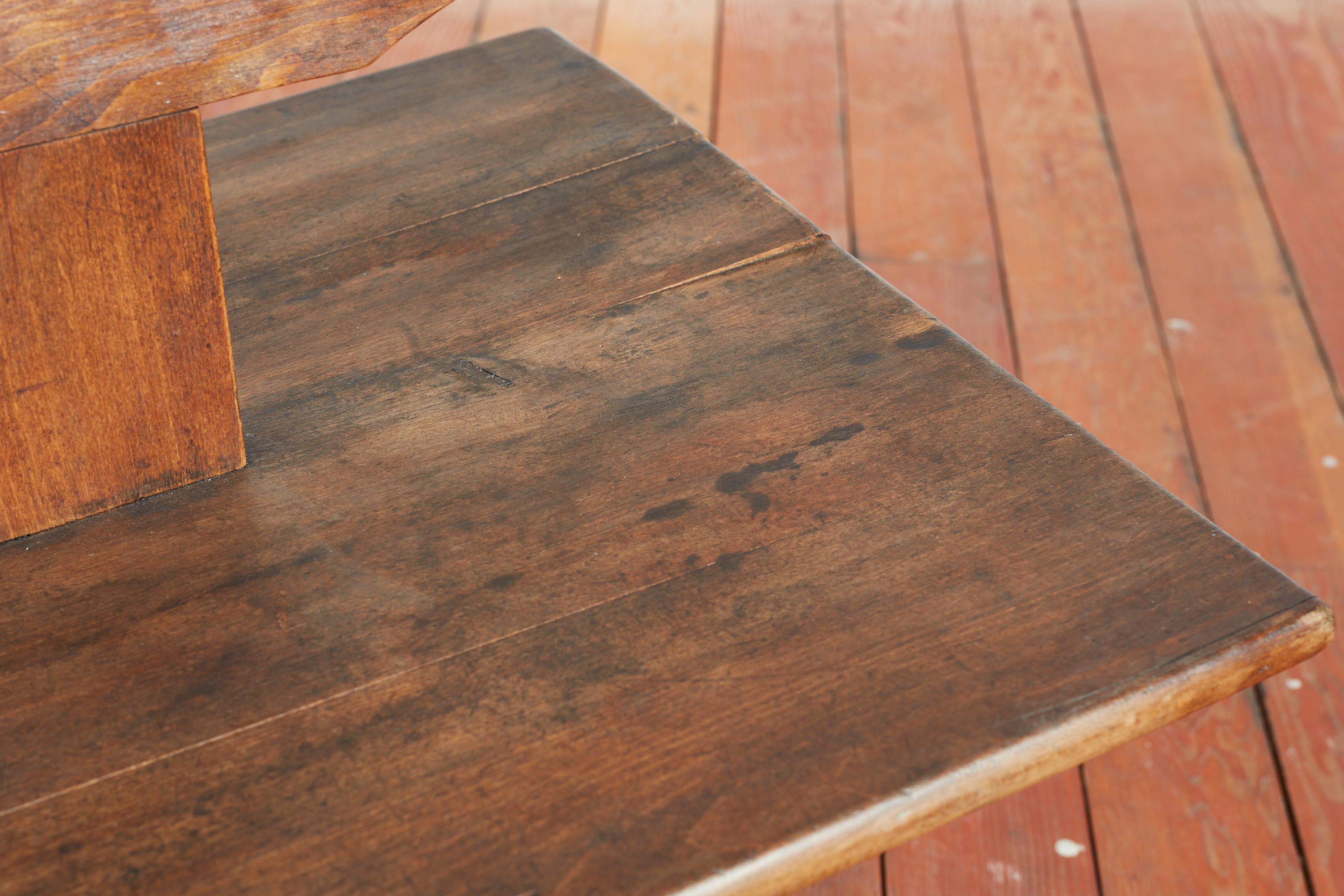 Banc de chemin de fer en Oak en vente 1