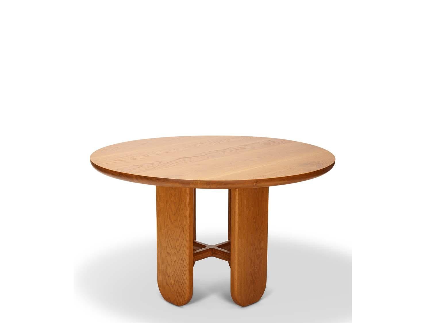Nord-américain Table à manger Rainier en chêne de Brian Paquette pour Lawson-Fenning en vente