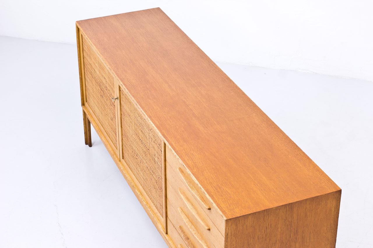 20th Century Oak & Rattan 