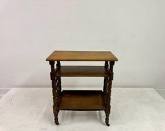 Oak Reading Side Table By Leonard Wyburd for Liberty of London