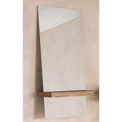 Oak Rectangular Guillotine Mirror by Jeffrey Huyghe