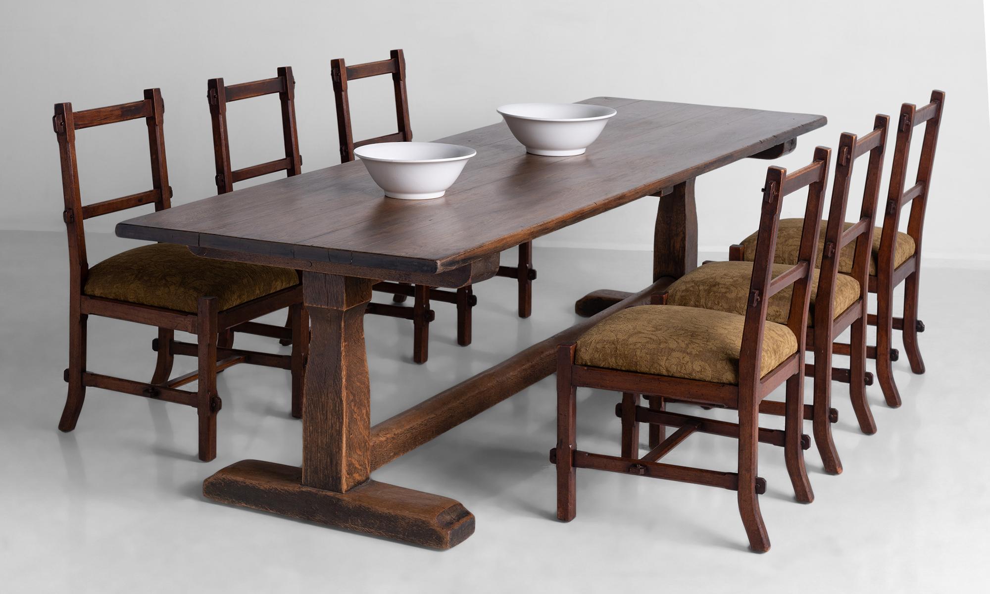Oak Refectory Dining Table 1