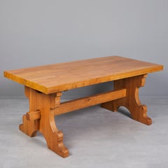 Oak Refectory Or Dining Room Table