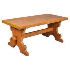 Tavolo da refettorio o da sala da pranzo in Oak