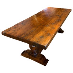 Antique Oak Refectory Table