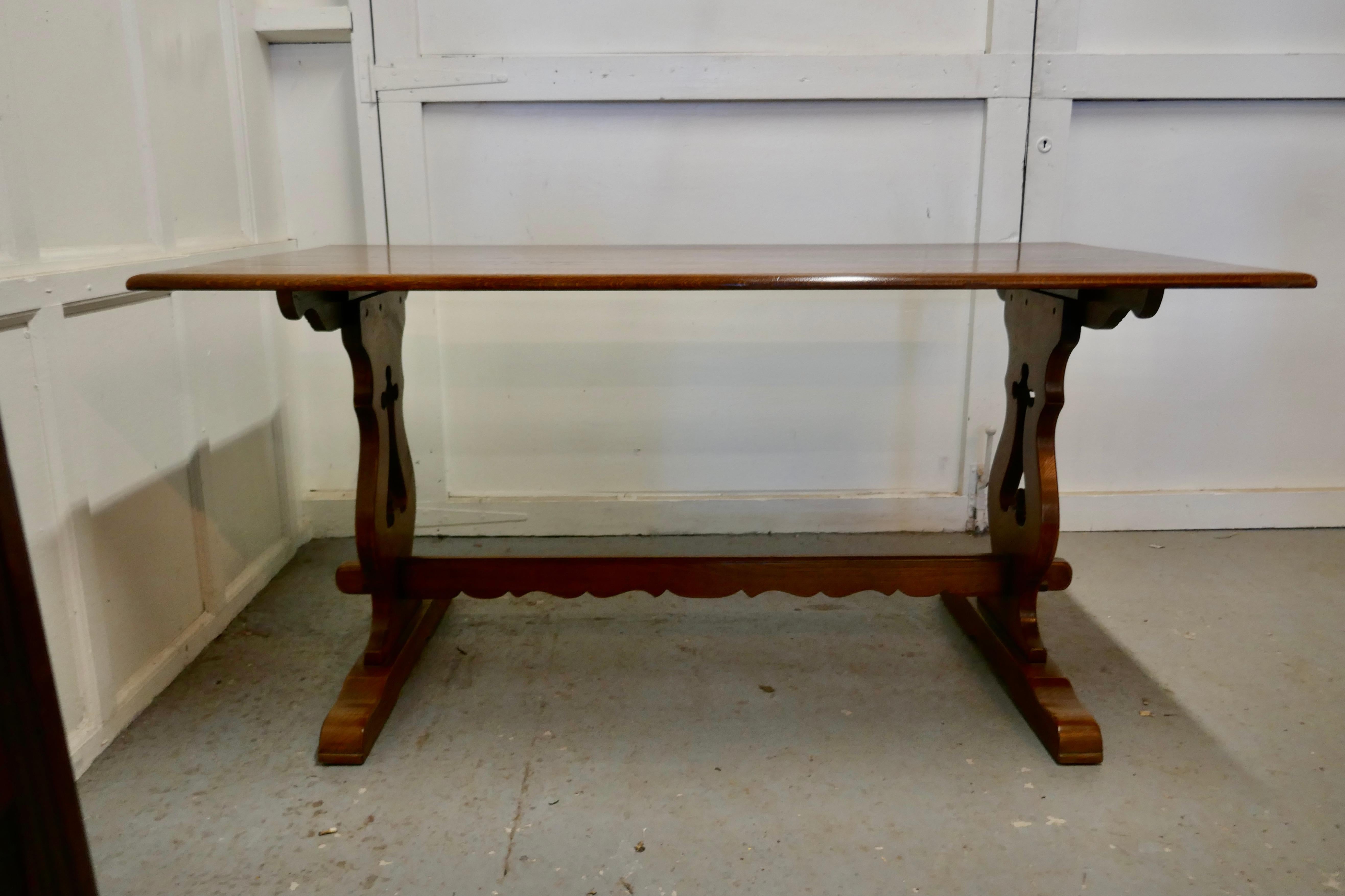 20th Century Oak Refectory Table by Old Charm