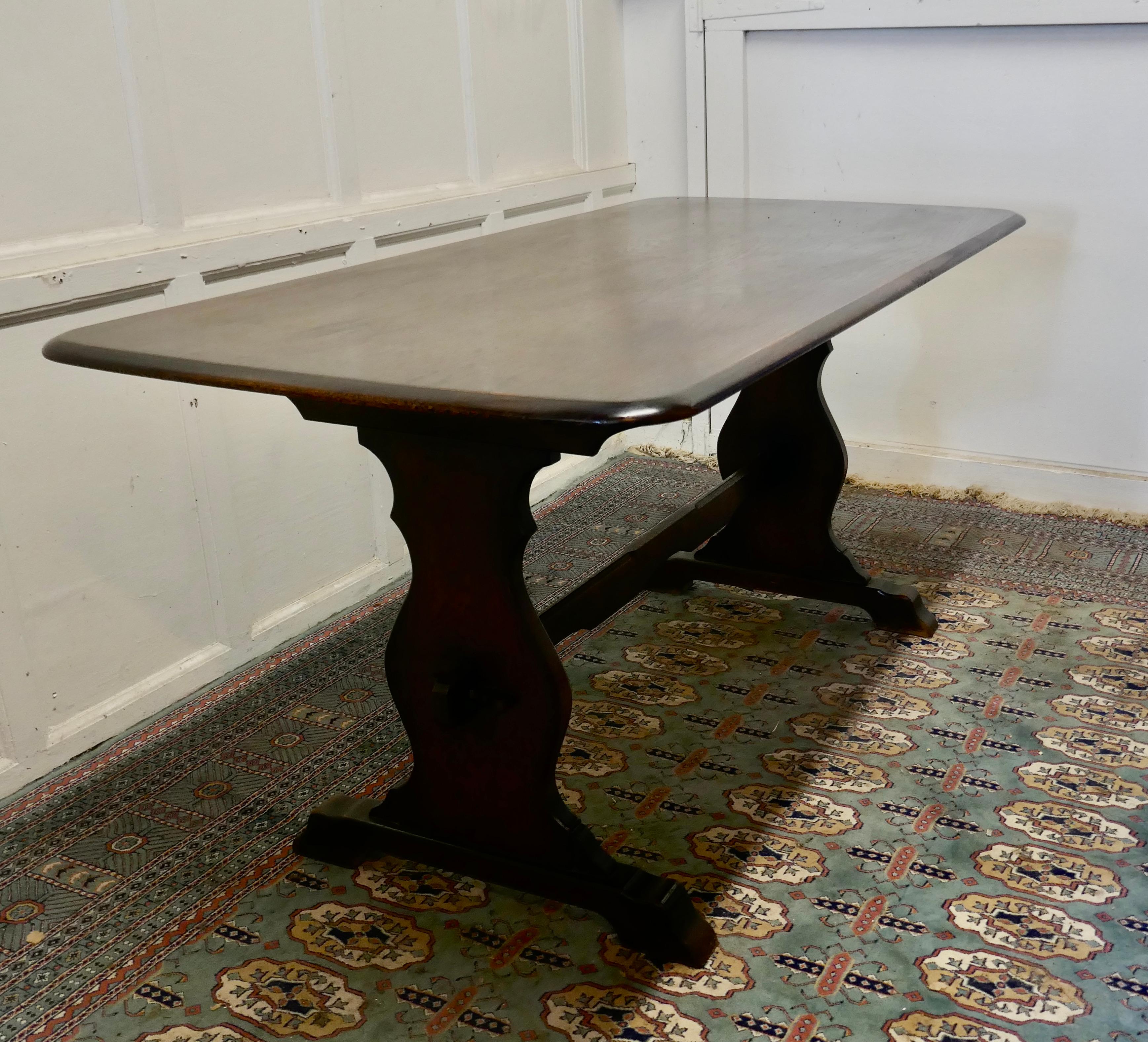 Oak Refectory Table by Webber of Croydon  2