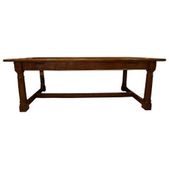 Antique Oak Refectory Table, circa 1900
