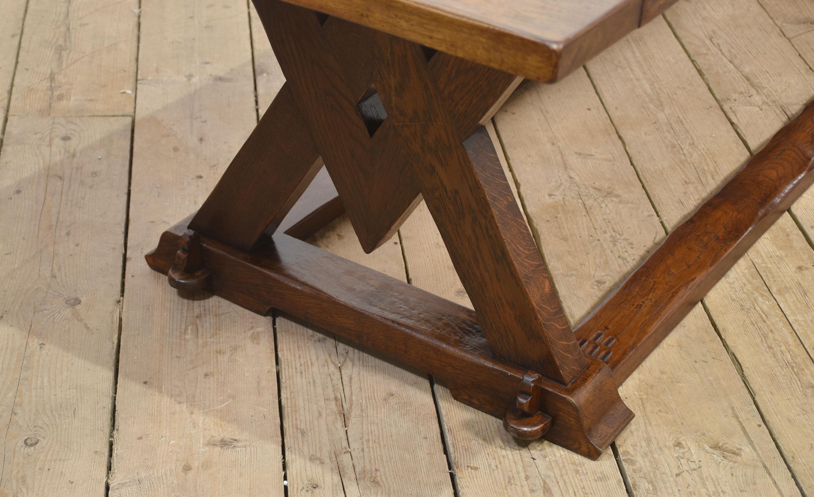 20th Century Oak refectory table For Sale