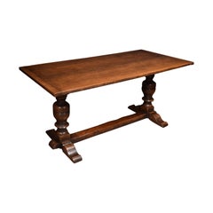 Antique Oak Refectory Table