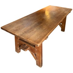 Oak Refectory Table 