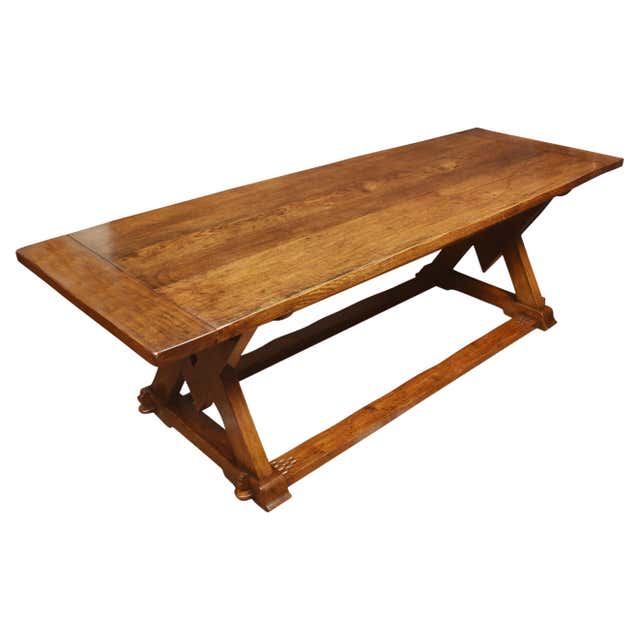 Refectory Table Italian Renaissance Italian Renaissance Style Oak Refectory Table For Sale at 1stDibs
