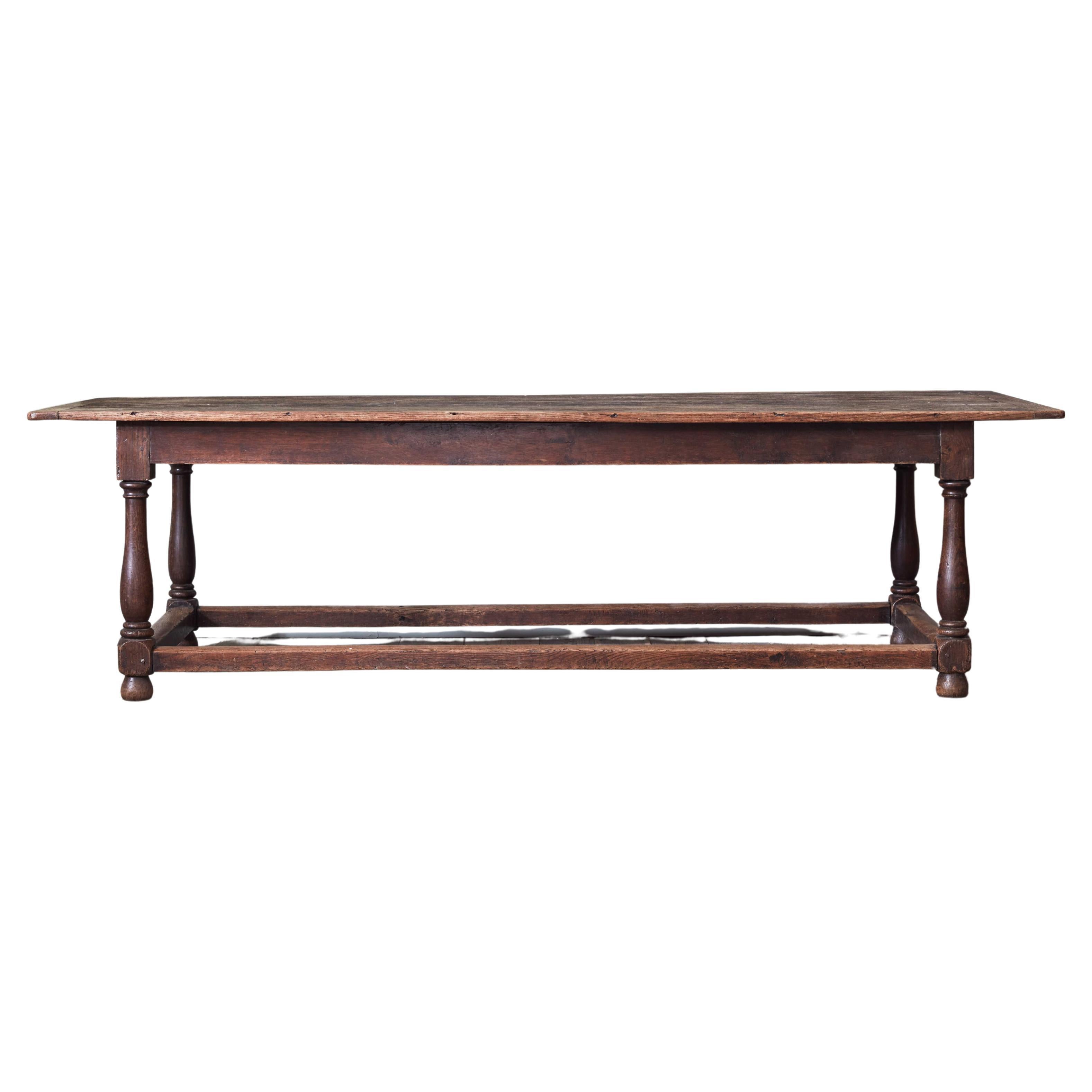 Oak Refectory Table, Late 18th Century