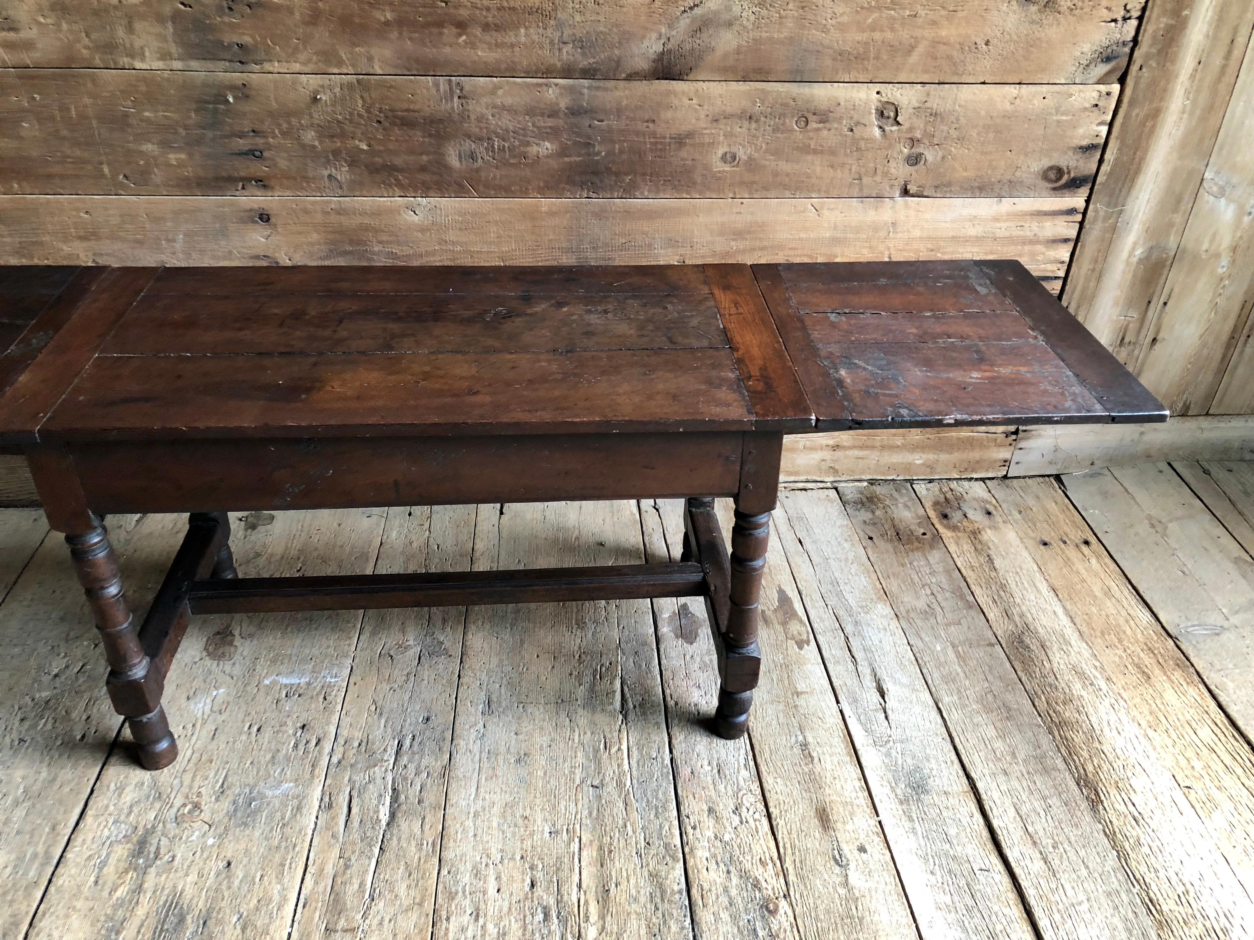 Oak Refectory Table with Extensions, 17th Century 5