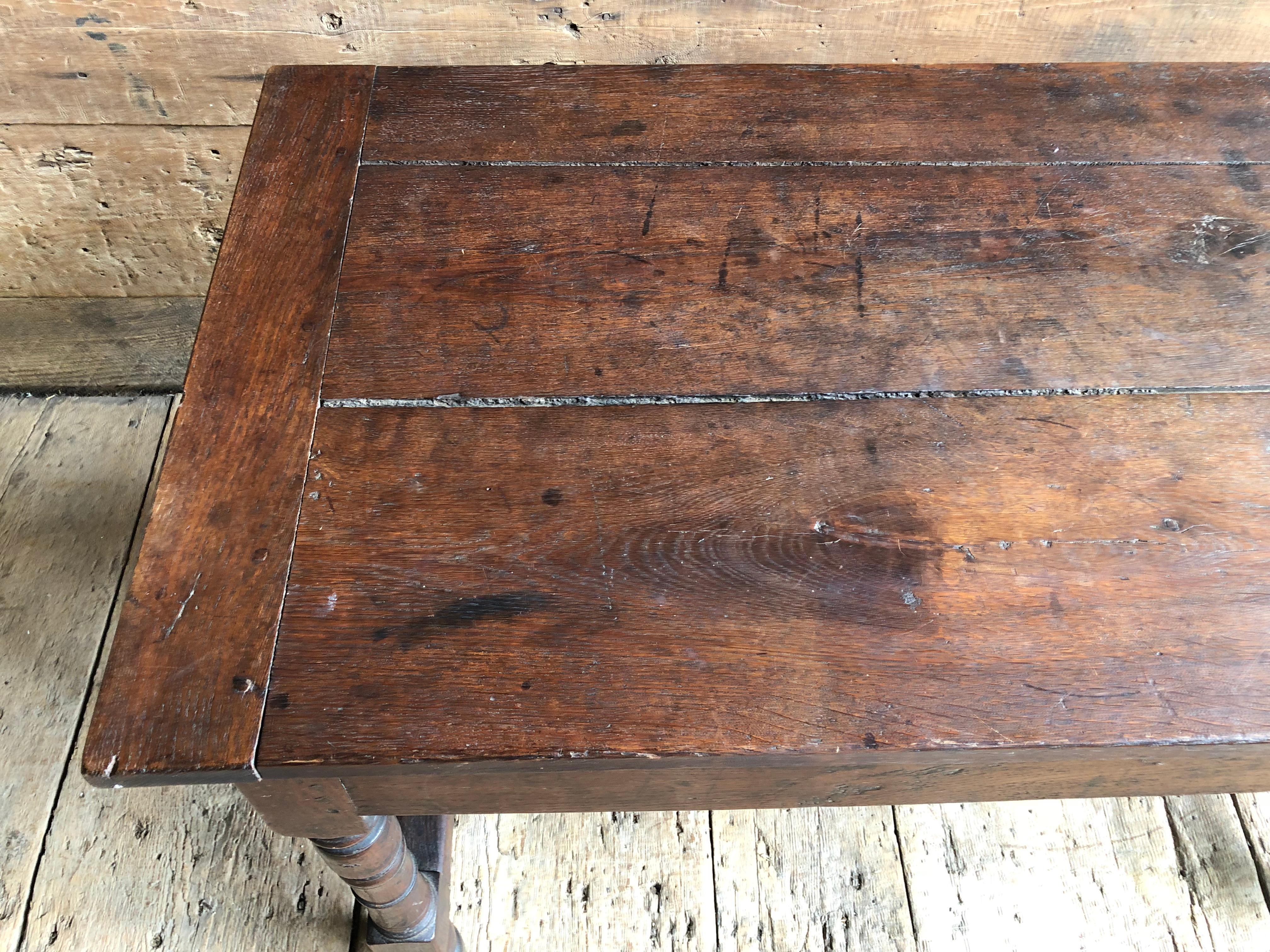 Oak Refectory Table with Extensions, 17th Century 1