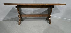 Oak Refrectory Farmhouse Kitchen Tavern Table