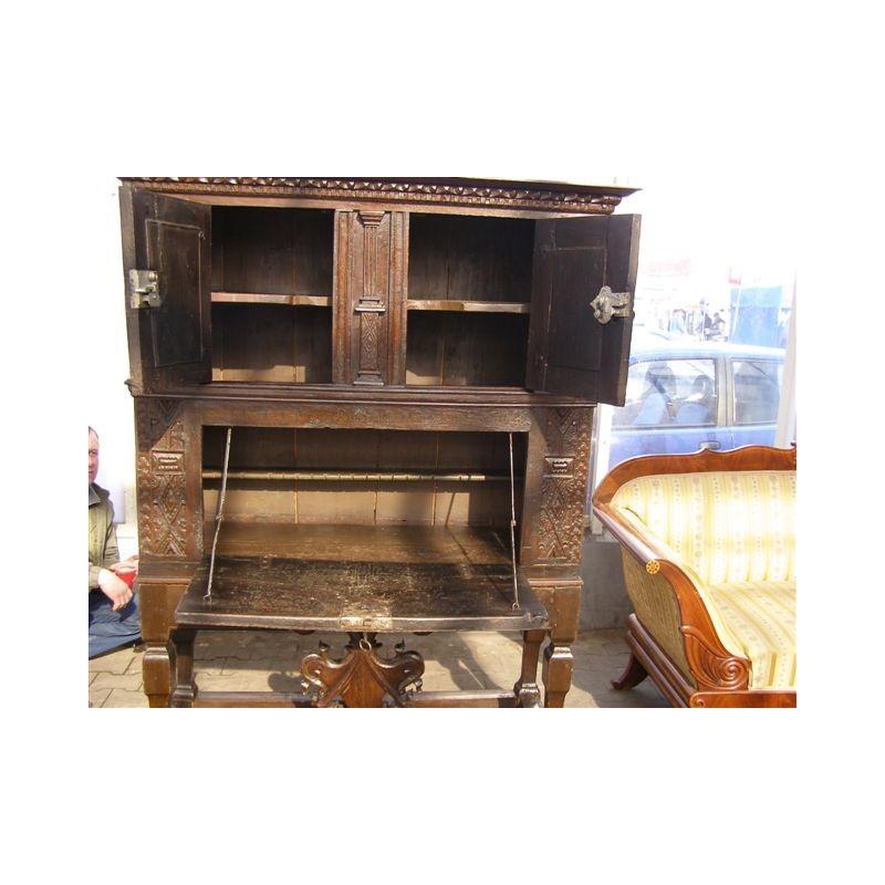 Oak Renaissance Cabinet, 1600 Unikat For Sale 2