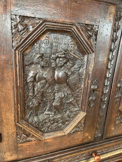 Oak Renaissance Cabinet