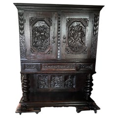 Oak Renaissance Cabinet