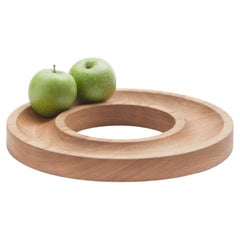 Antique "Oak Ring Tray” Oak Minimalist Tray by Aparentment