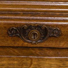 Oak Roll Top Desk by Globe Wernicke