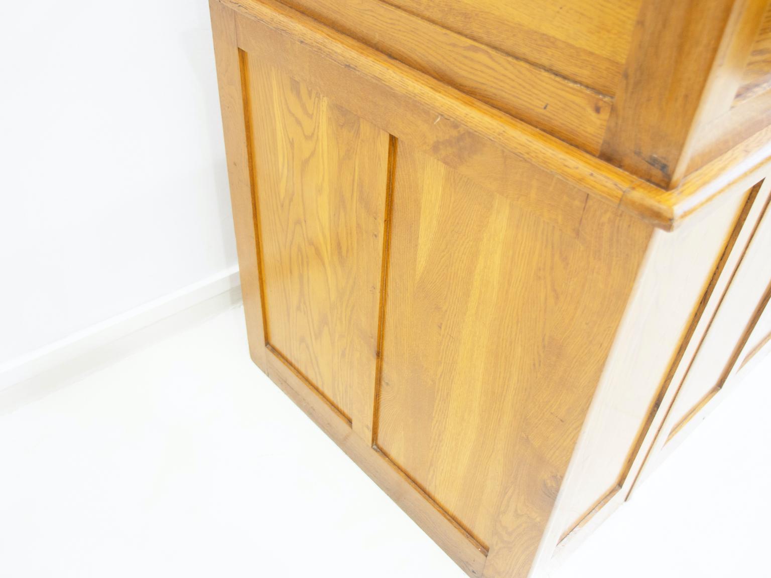 Scrivania Roll Top con cassetti in Oak in vendita 10