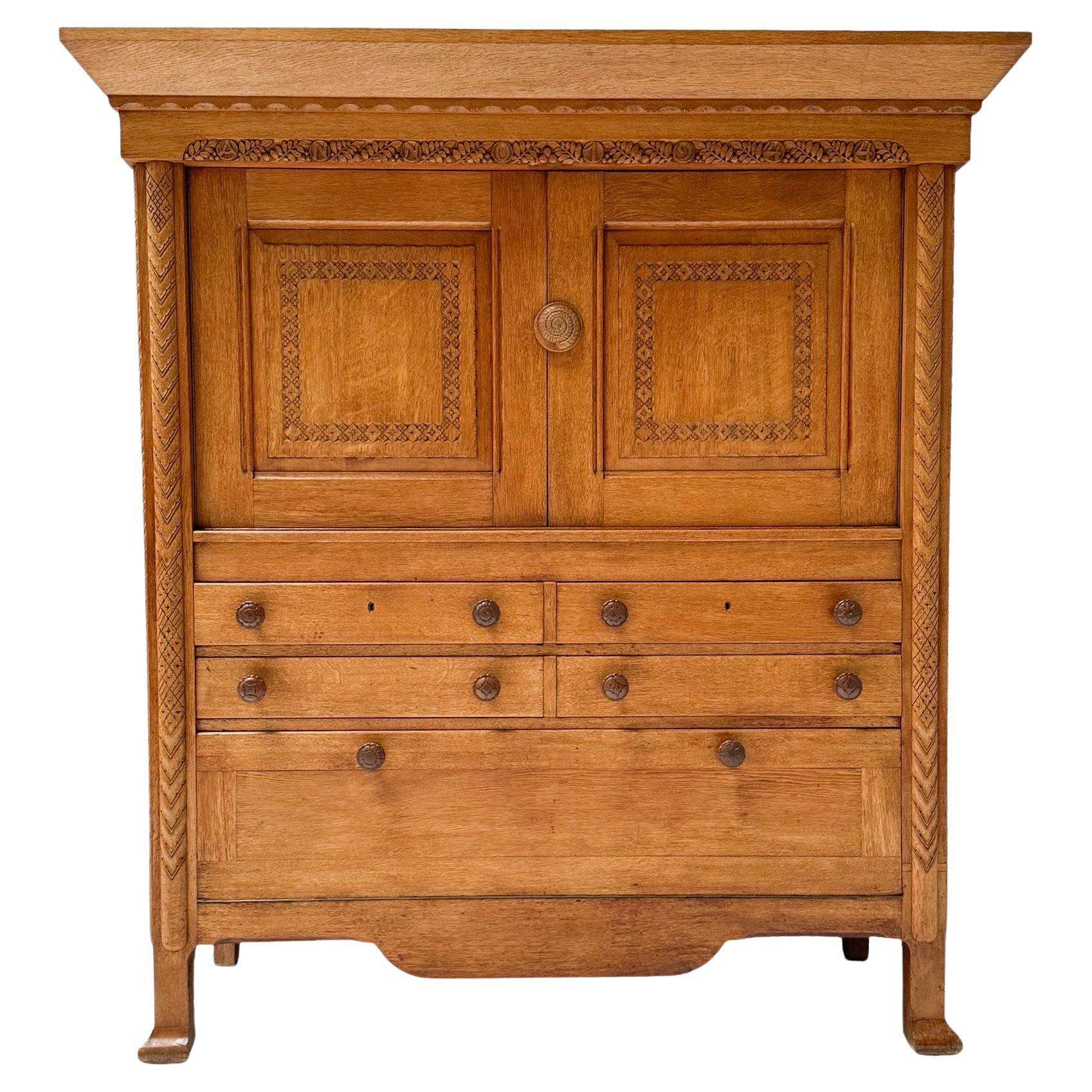 Anton Fortuin Rustic Brutalist Dining Room Table, 1944 For Sale at 1stDibs