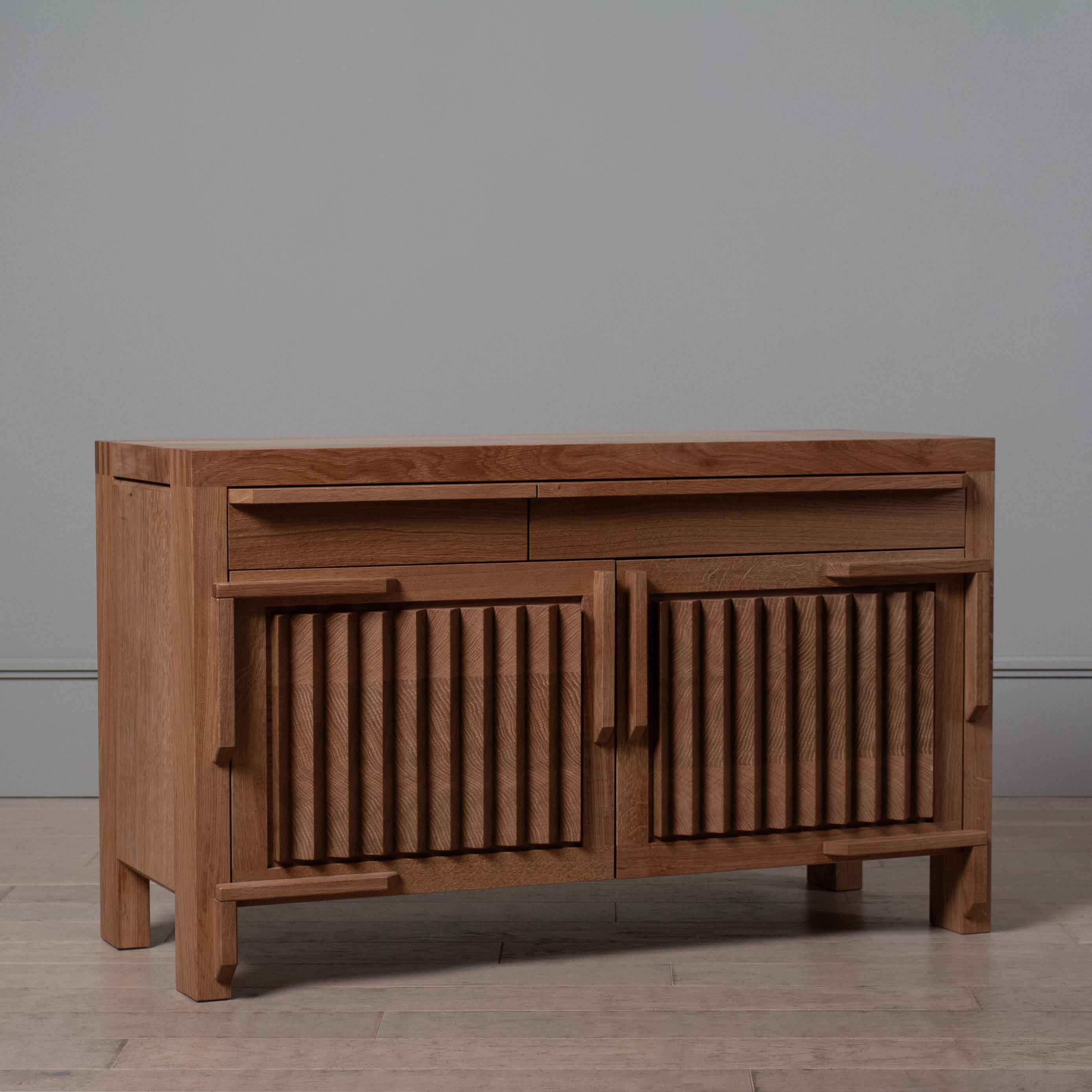 Moderno Mobile a dente di sega in Oak - Credenza in vendita