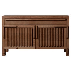Oak Sawtooth Cabinet - Sideboard