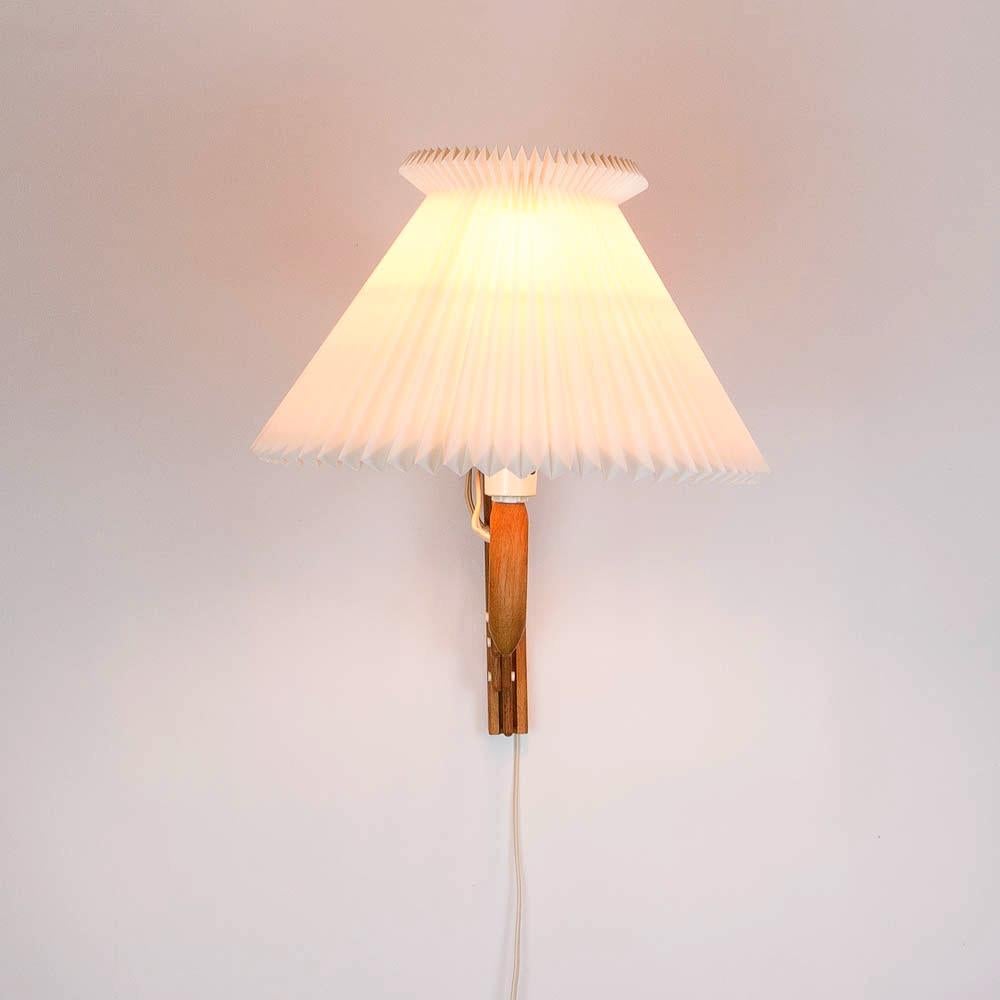 Danish Oak Scissor Light by Erik Hansen for Le Klint