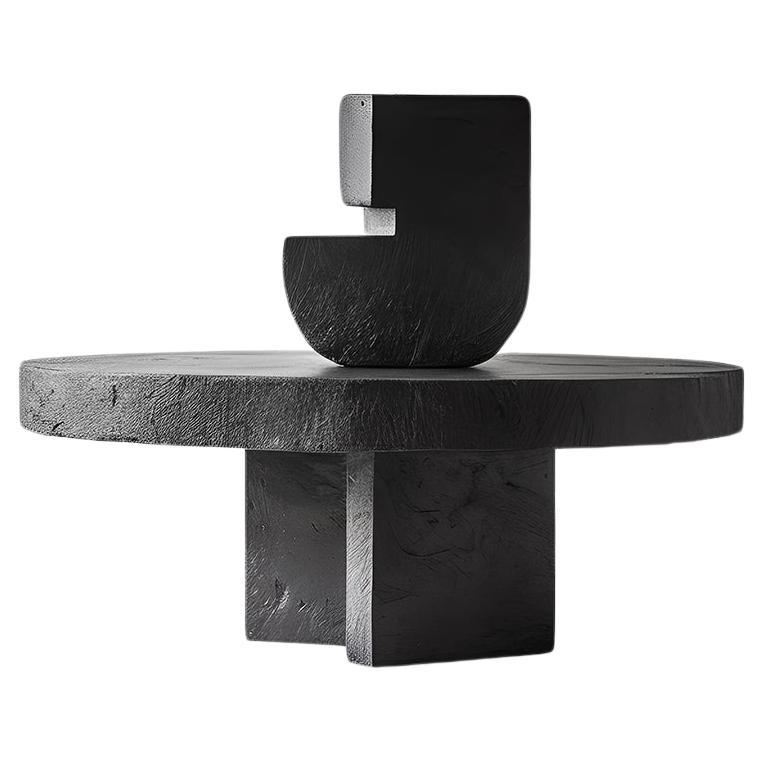 Sculpture en Oak Force invisible #14 Table basse de Joel Escalona, Timeless Design