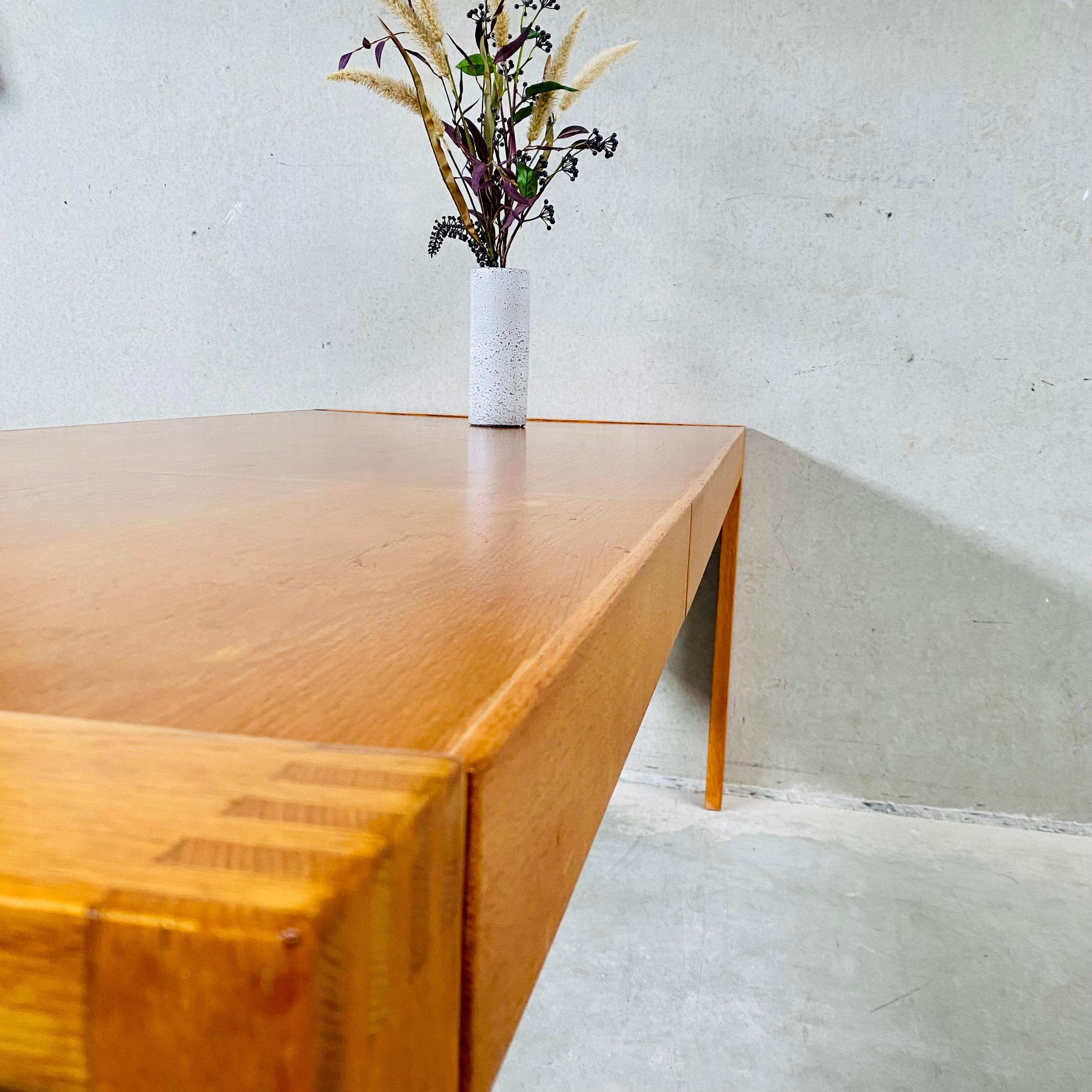 Mid-Century Modern Oak SE15 Dining Table by Pierre Mazairac & Charles Boonzaaijer for Pastoe, 1976