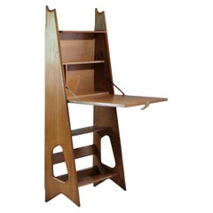 Sekretär aus Eiche von Pierre Cruège, Frankreich, um 1950