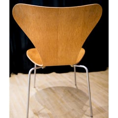 Oak Series 7 Chair by Arne Jacobsen for Fritz Hansen, 1970s